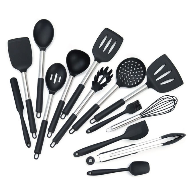 Kitchen Utensil Set Silicone Cooking Utensils Kitchen Gadgets - Image 4