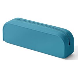 Silicone Zipper Pencil Bag Waterproof Pencil Bag Multifunctional Large-Capacity Storage Bag Silicone Pencil Pouch