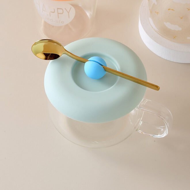 Creative Mug Cover Anti-dust Airtight Seal, Food Grade Silicone Hot Cup Lids - Image 2