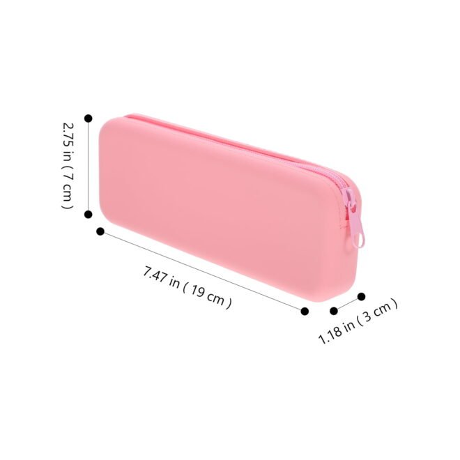 Silicone Pencil Case Pencil Pouch Small Pencil Pouch Zipper Pouch - Image 2
