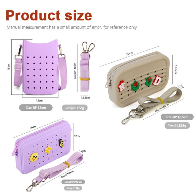 Fashion Women Bag Silicone Bag Zipper Pouch - Image 3