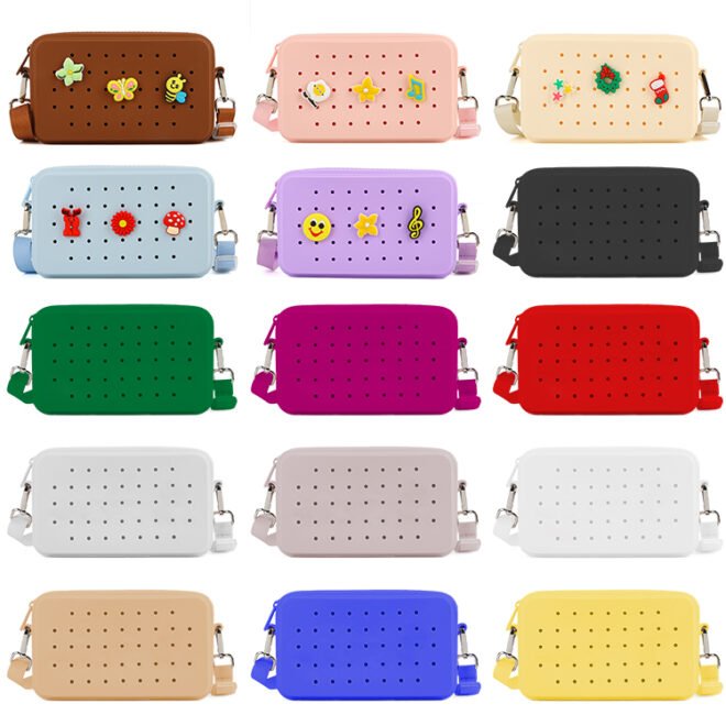 Fashion Women Bag Silicone Bag Zipper Pouch - Image 5