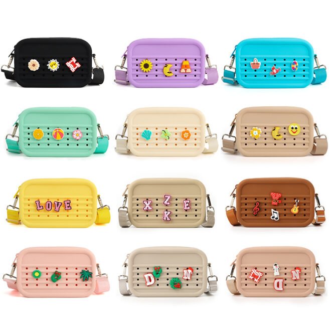 Fashion Women Bag Silicone Bag Zipper Pouch - Image 6