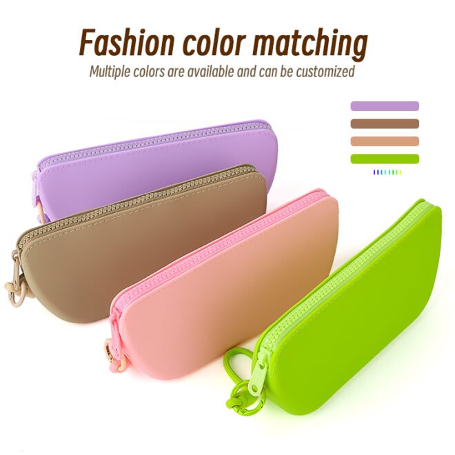 Glasses Bag Soft Silicone Glasses Bag Silicone Pouch with Custom LOGO - Image 3