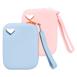 Small Coin Wallet Personalized Silicone Credit Card Coin Holder Coin Purse Dog Treat Training Pouch