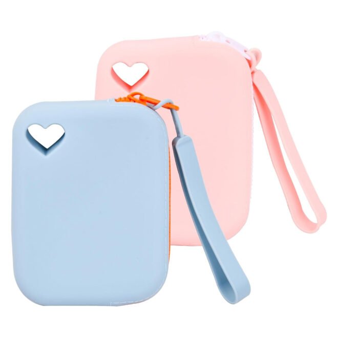 Small Coin Wallet Personalized Silicone Credit Card Coin Holder Coin Purse Dog Treat Training Pouch