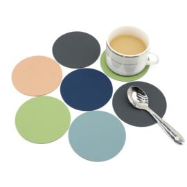Non Slip Silicone Heat Insulation Coasters, Cute Slice Drink Cup Mat for Bar Kitchen and Patio Tabletop