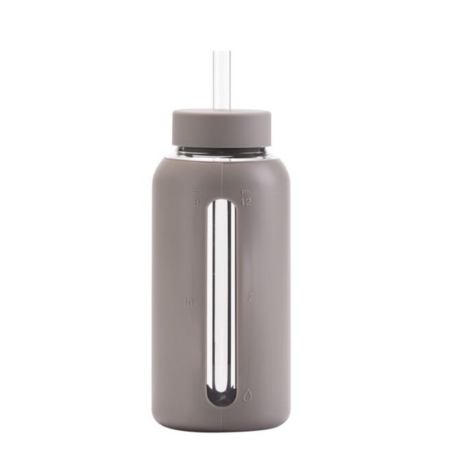 Glass Water Bottles Large Sports Water Bottle With Silicone Sleeve - Image 5