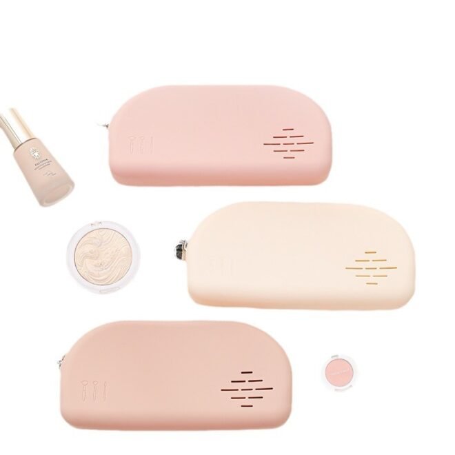 Silicone Travel Makeup Bag Zipper Pouch - Image 7