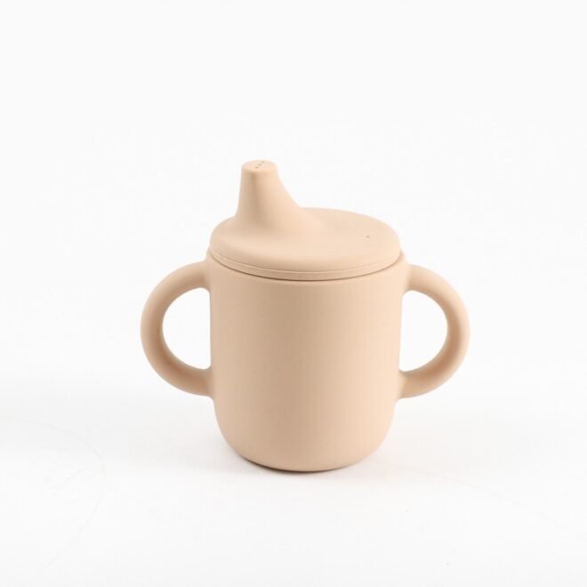 Silicone Baby Training Cup Shatterproof Toddler Sippy Cups with Straw Open Cup for Baby 6+ Months - Image 5