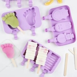 Silicone Ice Cream Mold Multi Shape Ice Popsicle Maker Tools