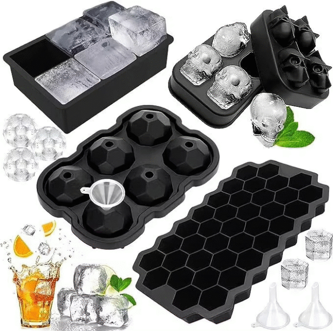 Silicone Ice Cube Molds