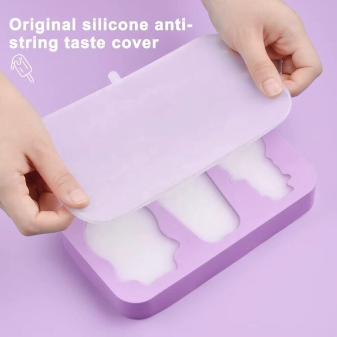Silicone Ice Cream Mold Multi Shape Ice Popsicle Maker Tools - Image 4