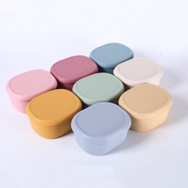Silicone Snack Containers Lunch Boxes
