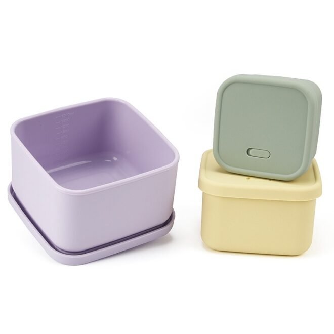 Silicone Snack Containers Lunch Boxes - Image 2