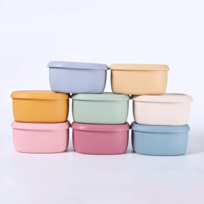 Silicone Snack Containers Lunch Boxes - Image 2