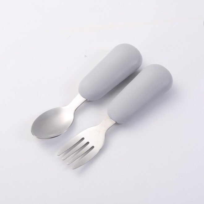 Toddler Fork and Spoon Utensil Set - Image 2