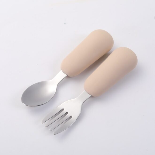 Toddler Fork and Spoon Utensil Set - Image 9