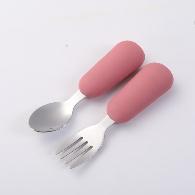 Toddler Fork and Spoon Utensil Set - Image 7