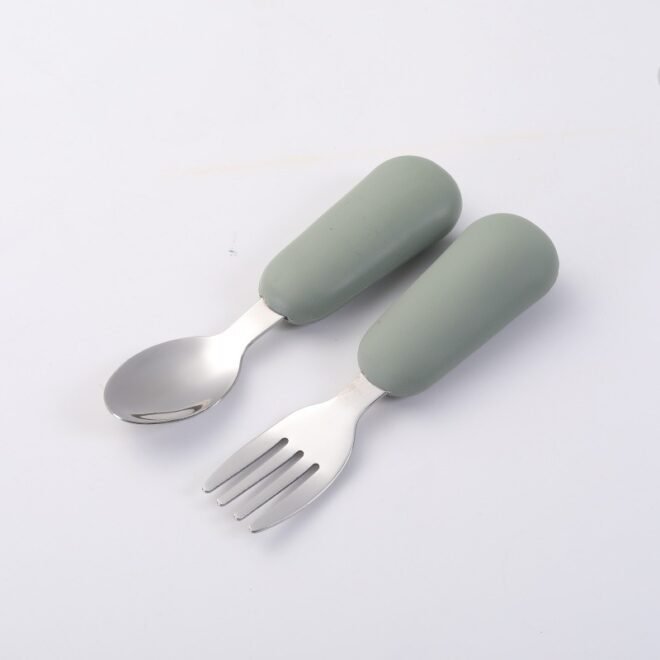 Toddler Fork and Spoon Utensil Set - Image 5